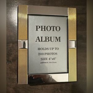 2 PHOTO ALBUMS (With picture frame on cover)